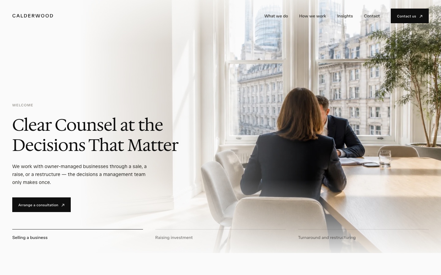 Calderwood website built with Kruft